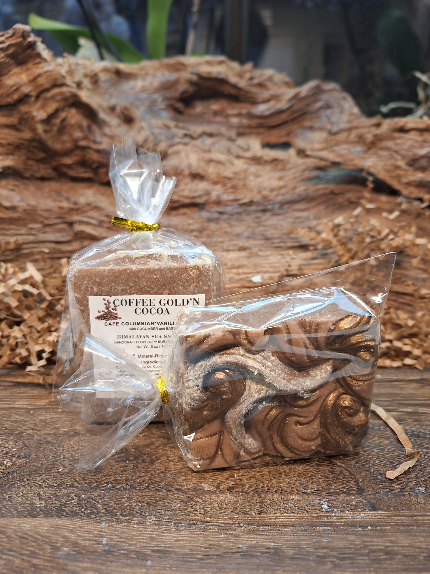 Coffee Gold'n Cocoa - Pink SALT SCRUB BAR