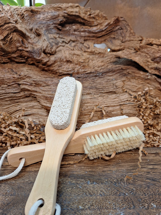 Wooden Pumice Foot Brush