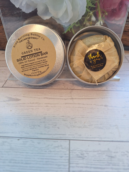 Green Tea-  Lotion Bar