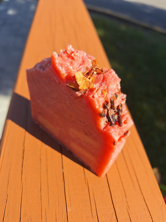 CHOCO BERRY BUZZ with Aloe & Basil (Large Soap)