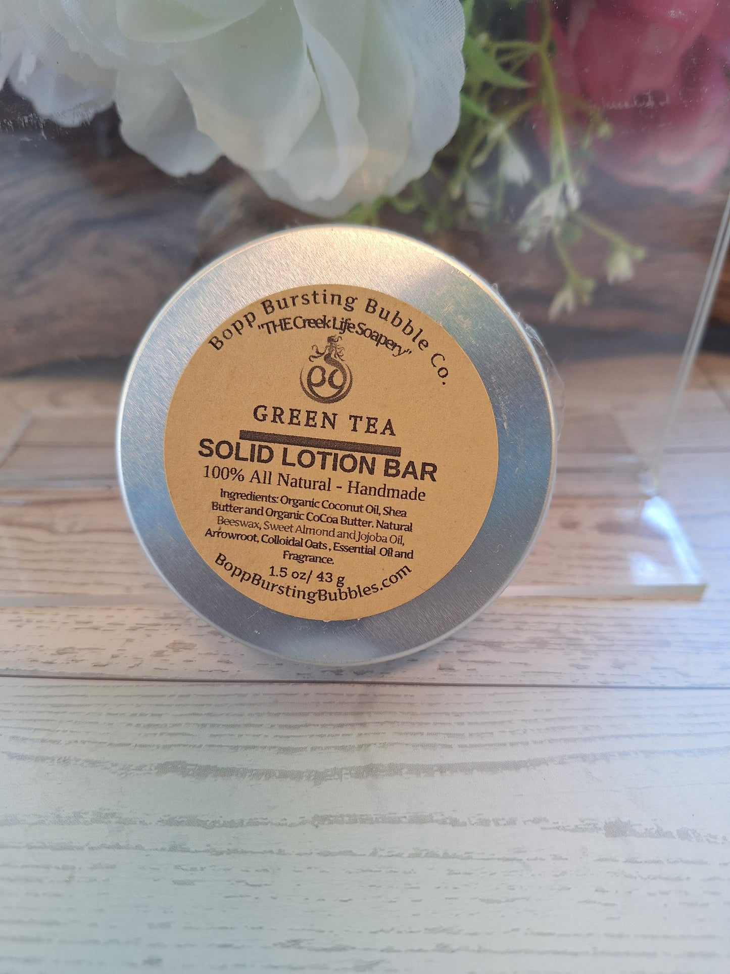 Green Tea-  Lotion Bar