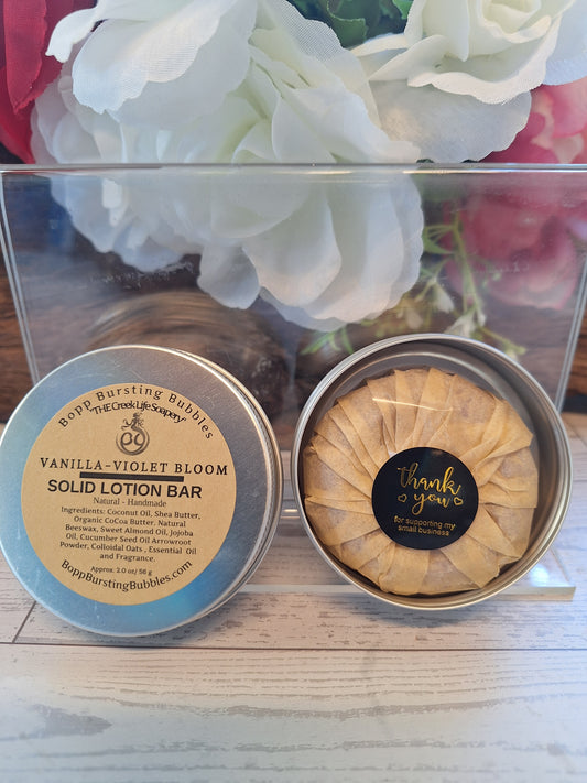Vanilla-Violet Bloom -  Lotion Bar