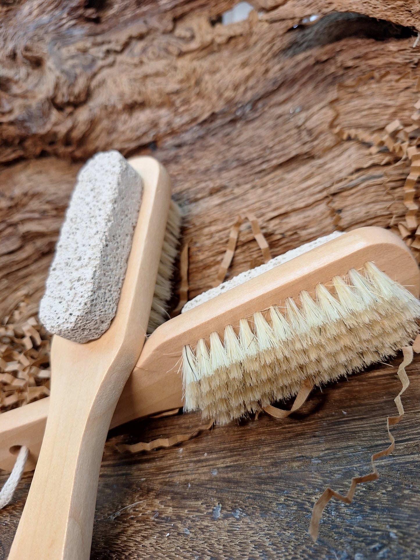 Wooden Pumice Foot Brush