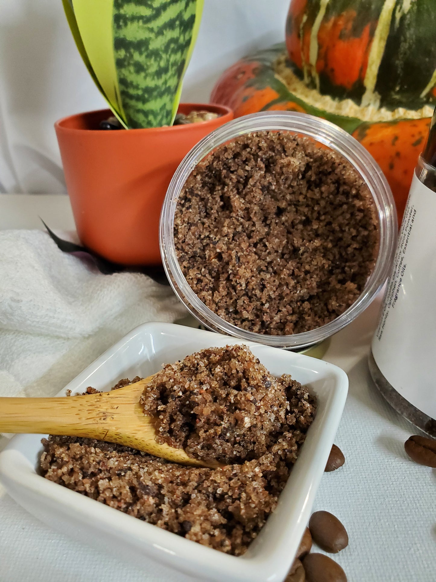 Pumpkin Spice and Coffee - Pink Salt Scrub