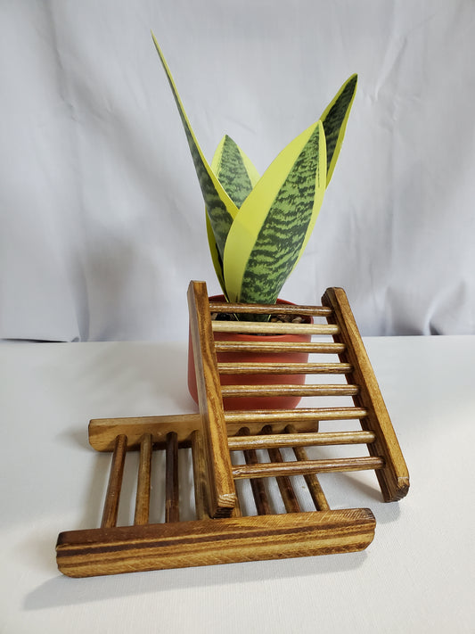 Dark - Wood Soap Drying Rack