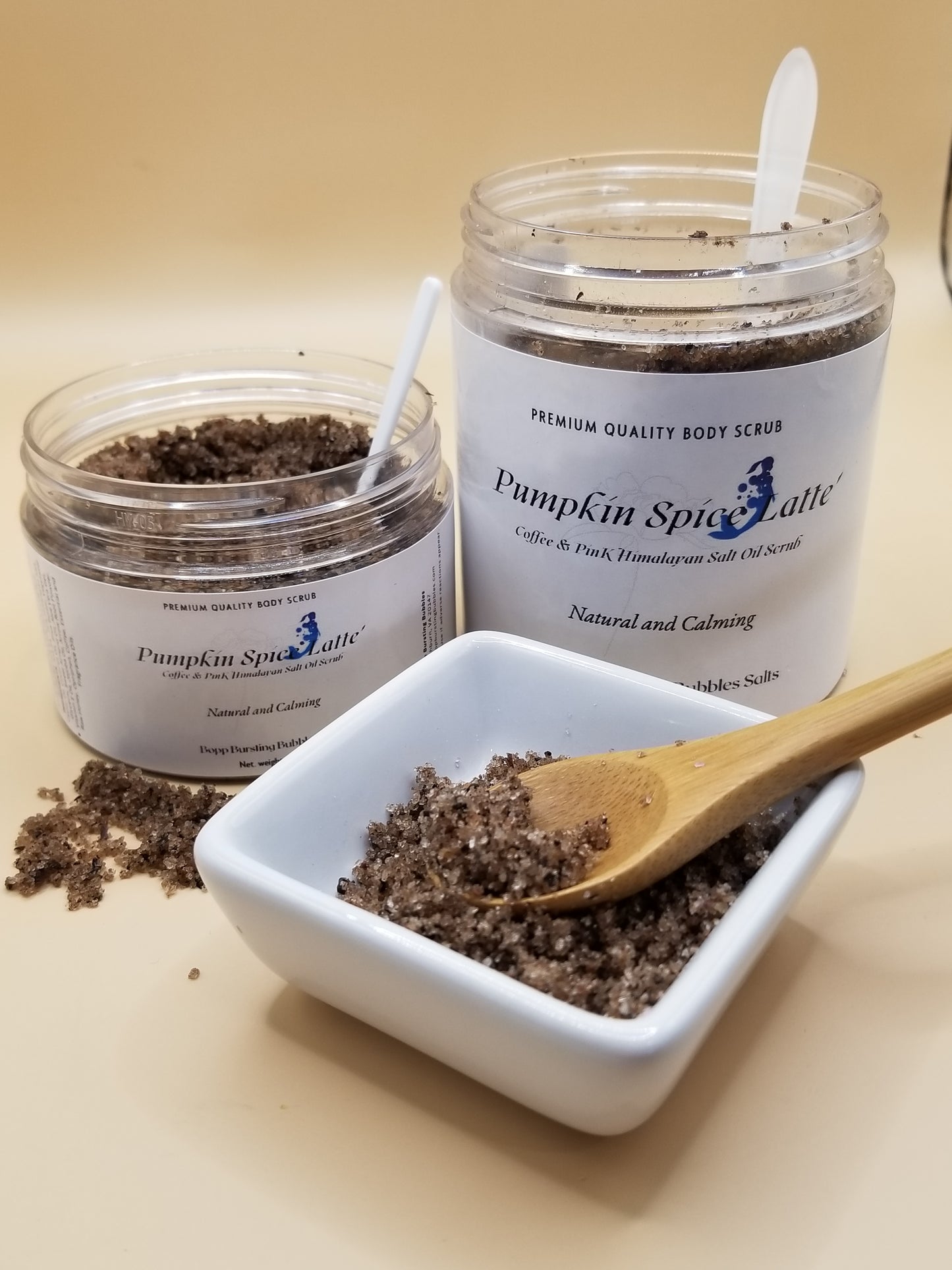 Pumpkin Spice and Coffee - Pink Salt Scrub