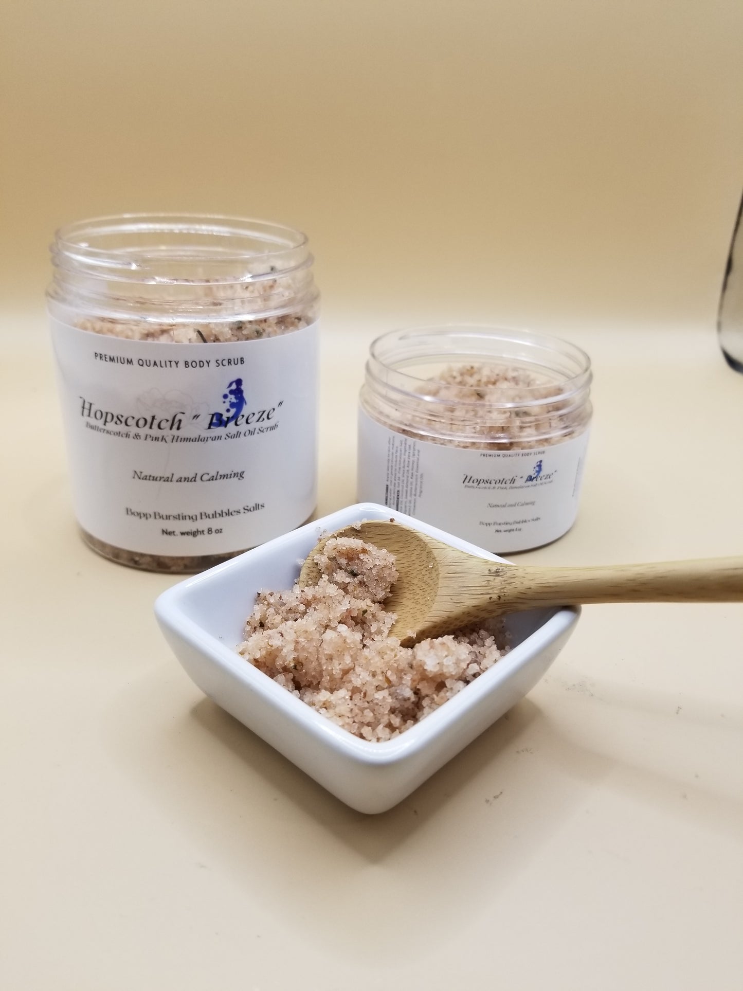 Hop-Scotch Breeze  (Vanilla and Amaretto) - Pink Salt Scrub