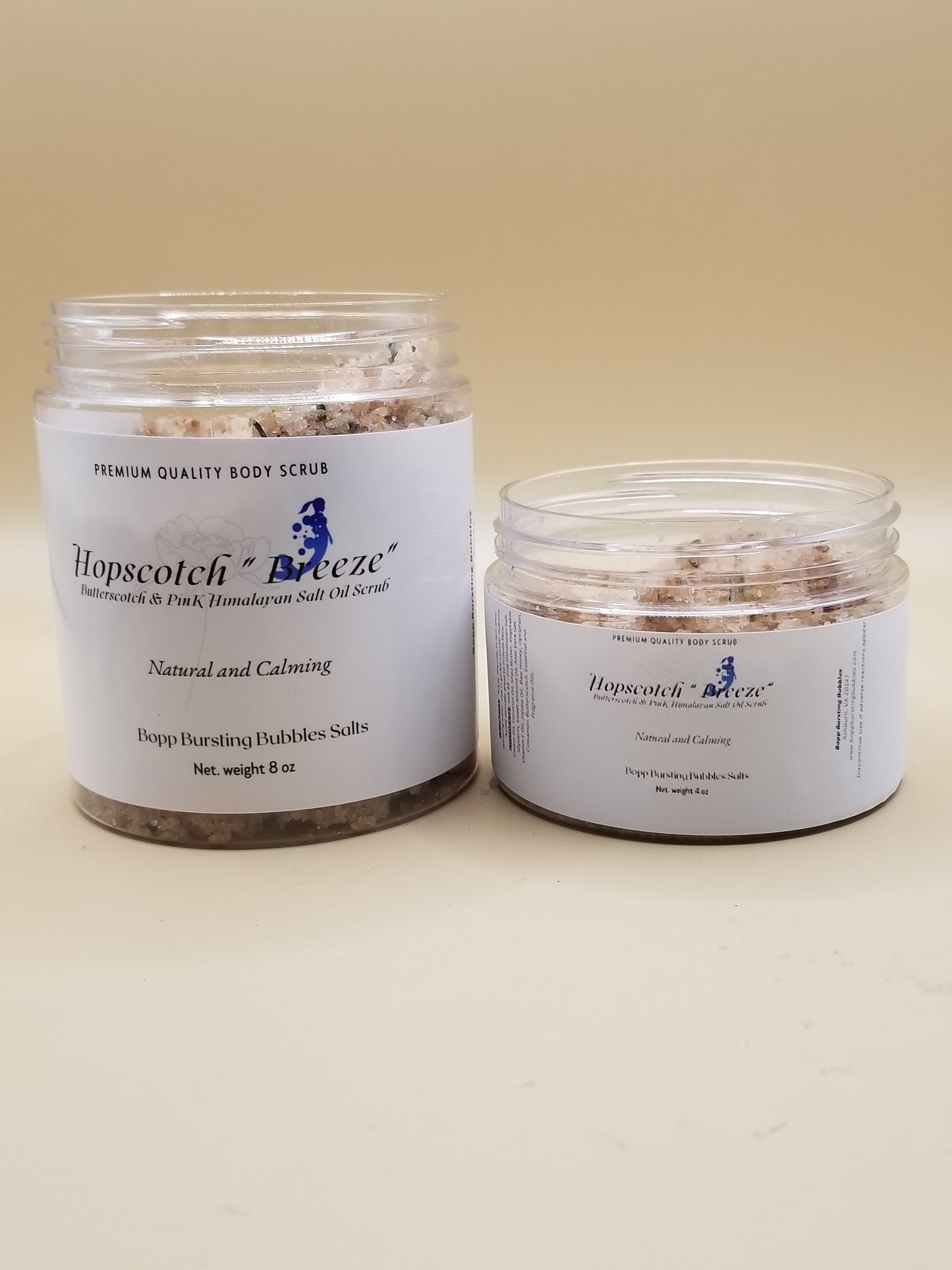 Hop-Scotch Breeze  (Vanilla and Amaretto) - Pink Salt Scrub