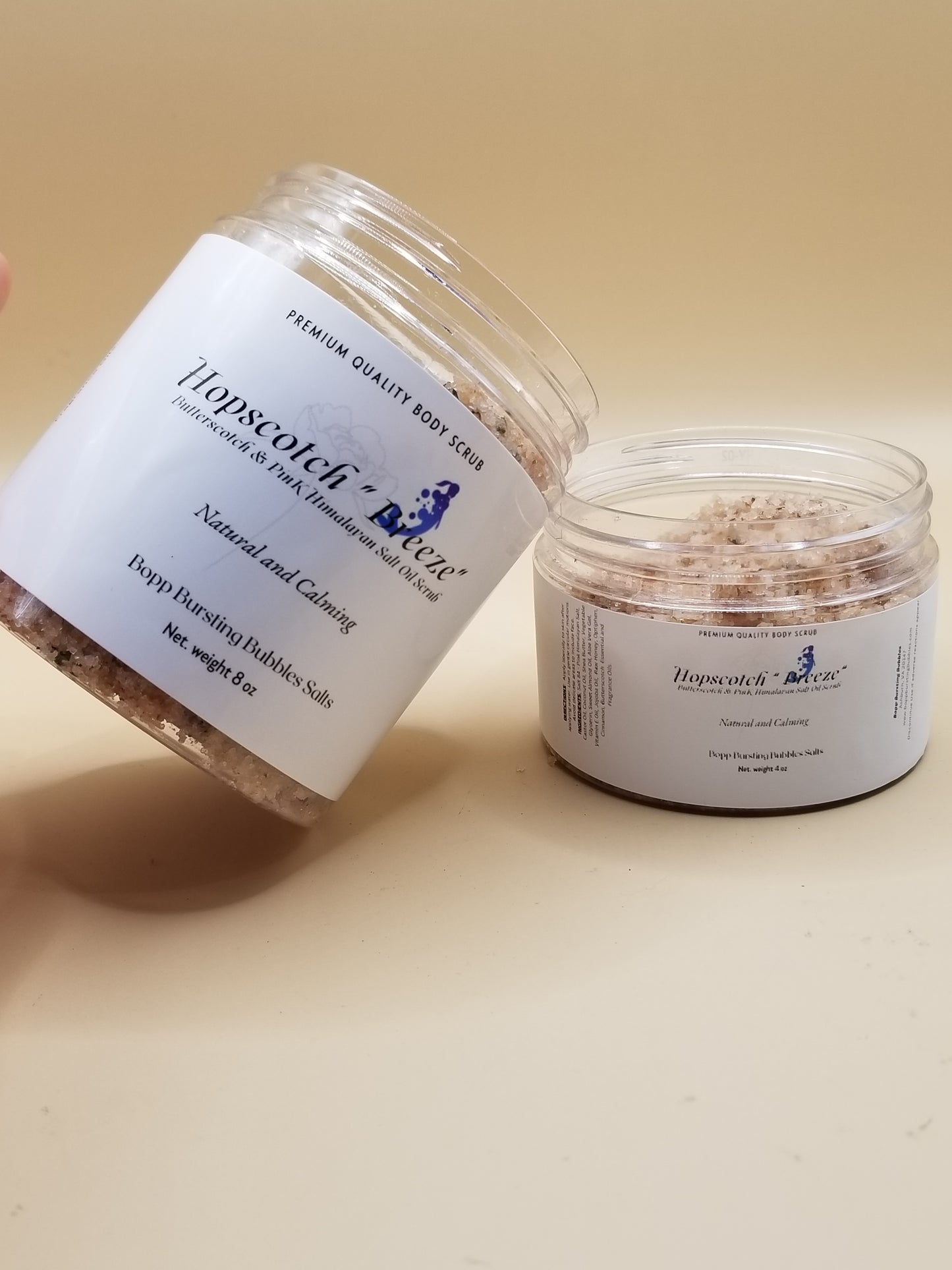 Hop-Scotch Breeze  (Vanilla and Amaretto) - Pink Salt Scrub
