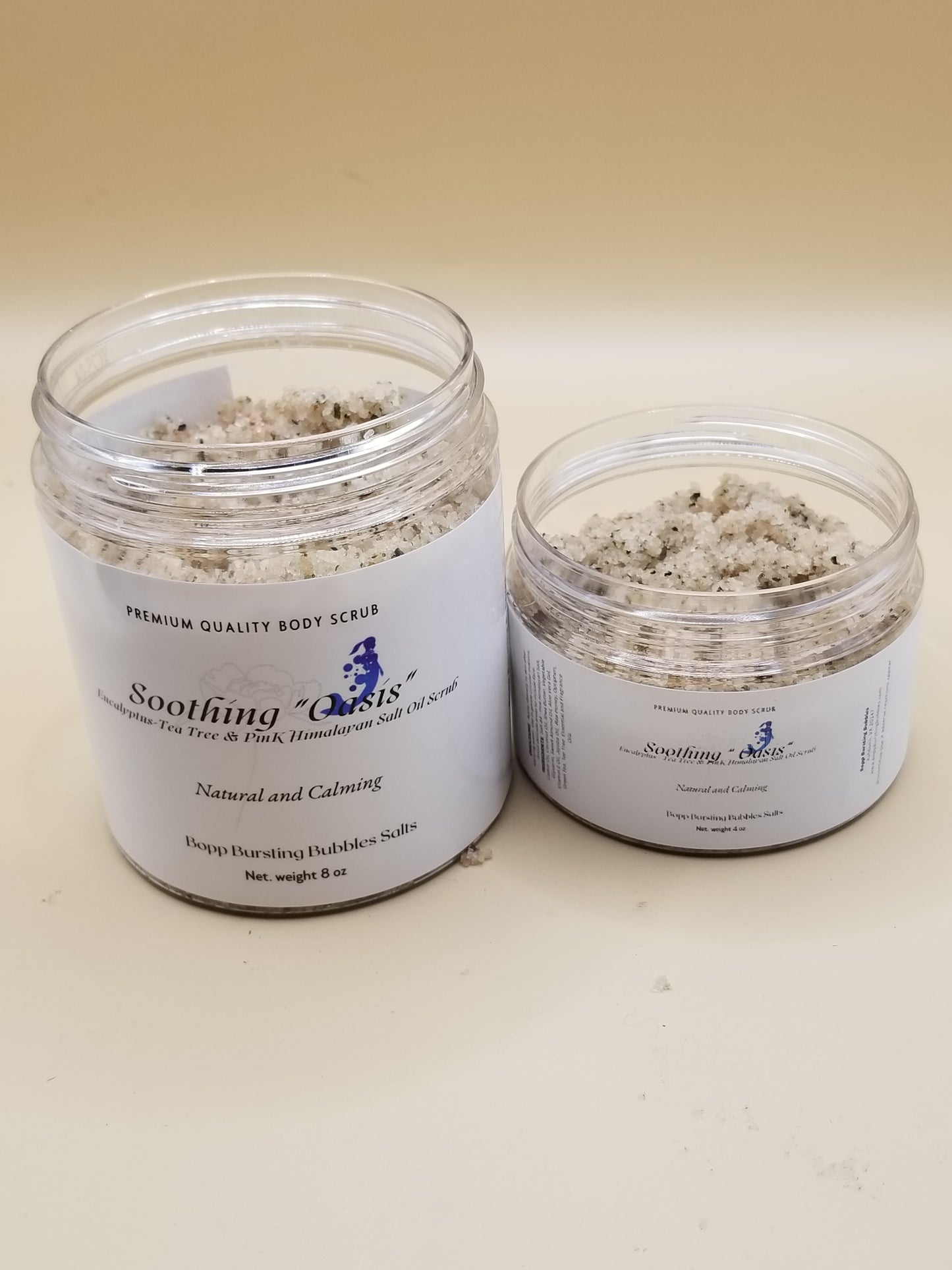 Soothing Oasis (Green Tea and Eucalyptus) - Pink Salt Scrub
