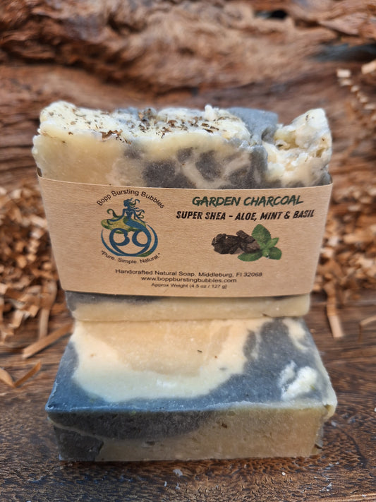 Garden Charcoal with Aloe, Mint and Basil