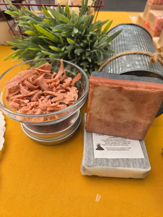 Facial Mask Bar - Moroccan Red Clay/Activated Charcoal